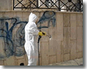rimozione graffiti e sabbiatura